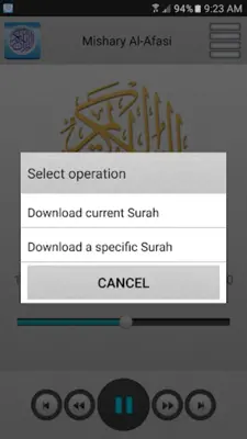 Quran karim mp3 android App screenshot 10